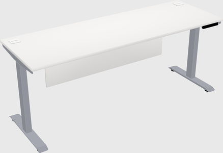 Single motor electric desk