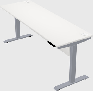 Single motor electric desk
