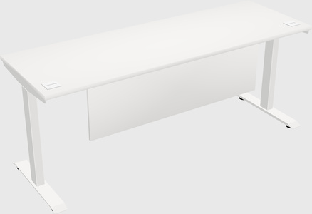 Single motor electric desk