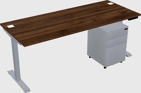 Single motor electric desk
