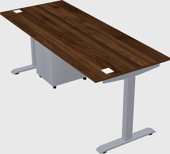 Single motor electric desk