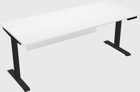 Single motor electric desk