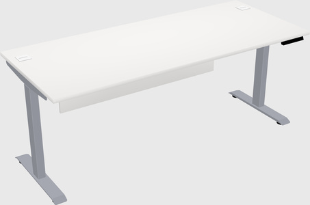 Single motor electric desk