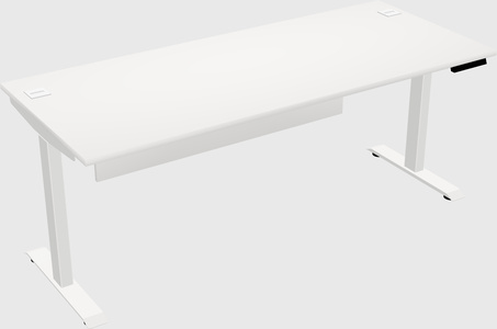 Single motor electric desk