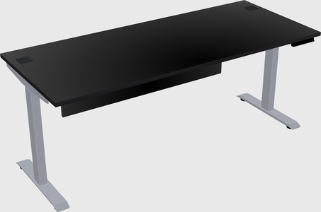 Single motor electric desk