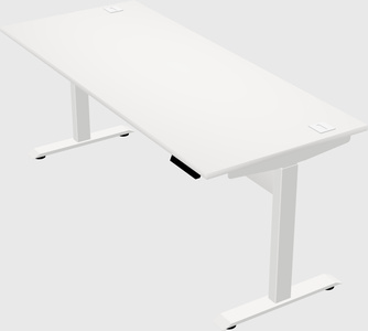 Single motor electric desk