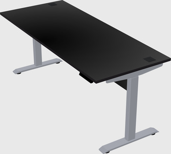 Single motor electric desk