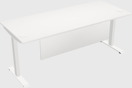 Single motor electric desk