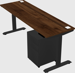 Single motor electric desk