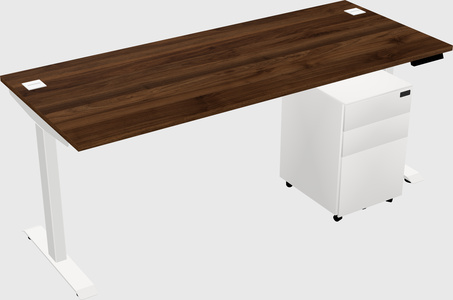 Single motor electric desk