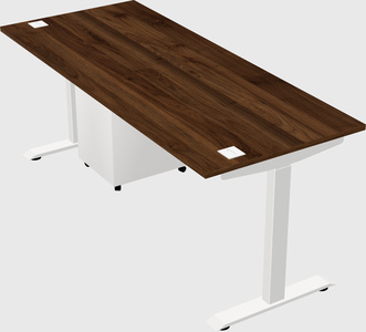 Single motor electric desk