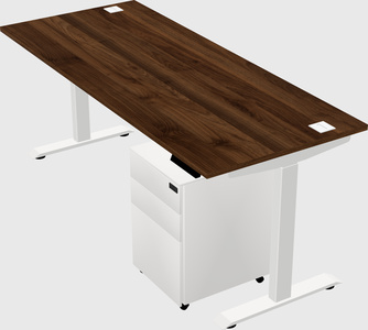 Single motor electric desk