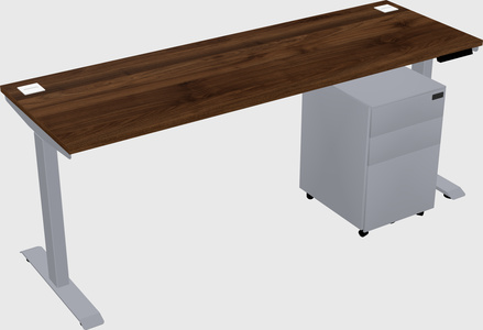 Single motor electric desk