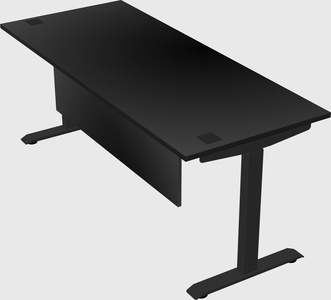 Single motor electric desk
