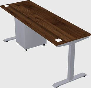 Single motor electric desk
