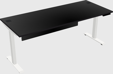 Single motor electric desk
