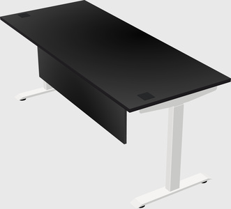 Single motor electric desk