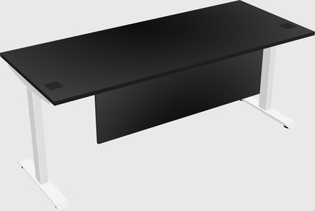 Single motor electric desk