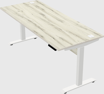 Single motor electric desk