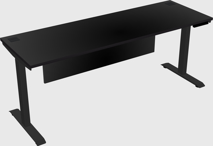 Single motor electric desk