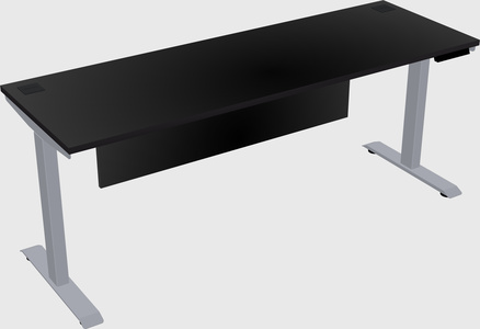 Single motor electric desk