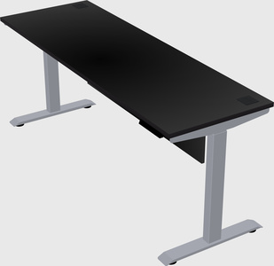 Single motor electric desk