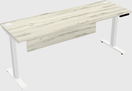 Single motor electric desk