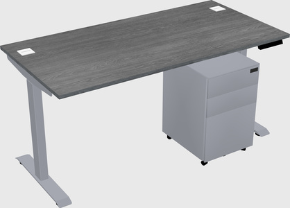 Single motor electric desk