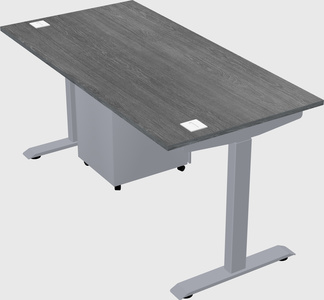 Single motor electric desk