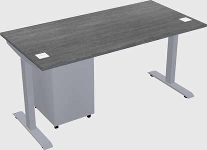 Single motor electric desk
