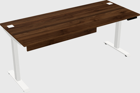 Single motor electric desk