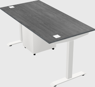 Single motor electric desk