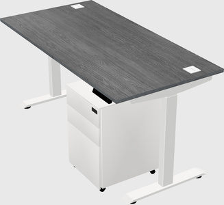 Single motor electric desk