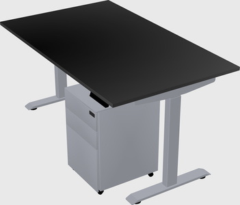 Single motor electric desk
