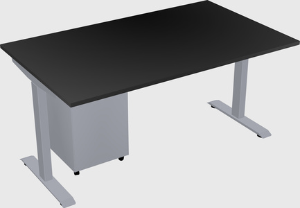 Single motor electric desk