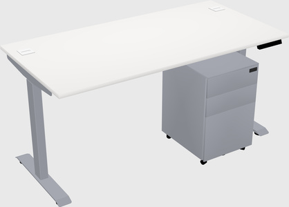 Single motor electric desk