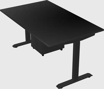Single motor electric desk