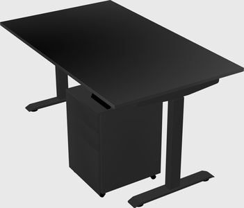 Single motor electric desk