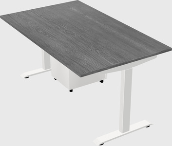 Single motor electric desk