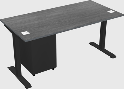 Single motor electric desk