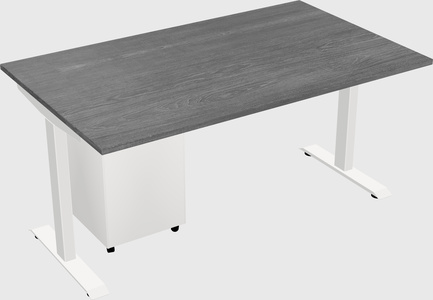 Single motor electric desk