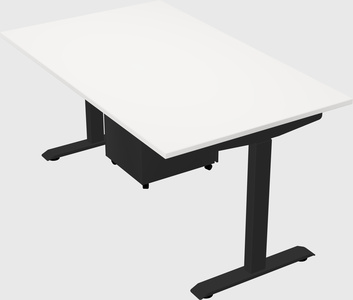 Single motor electric desk