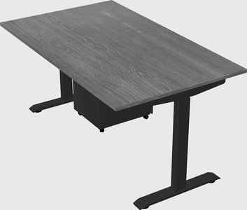 Single motor electric desk
