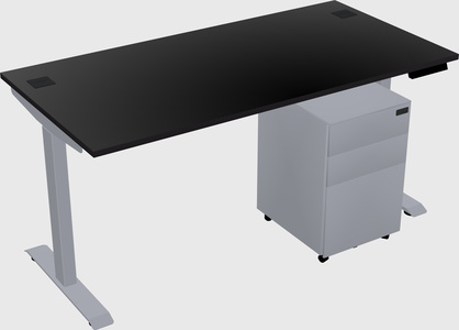Single motor electric desk