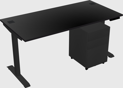 Single motor electric desk