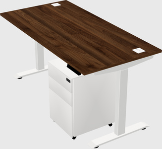 Single motor electric desk