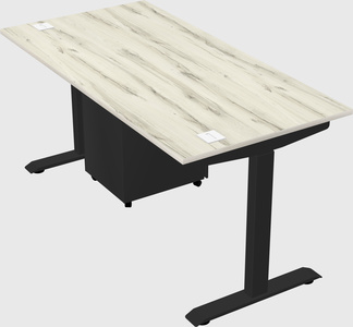 Single motor electric desk