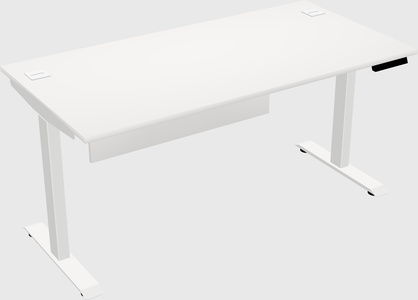 Single motor electric desk
