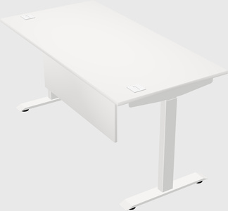 Single motor electric desk