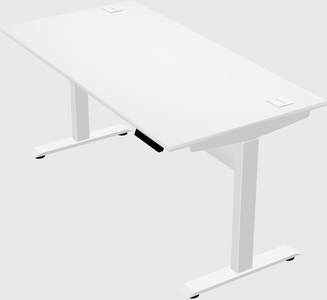 Single motor electric desk